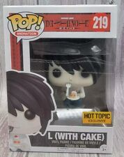 Funko Pop Anime Death Note - L with Cake #219 (Hot Topic Exclusive) [Vaulted] picture
