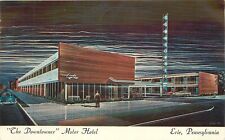 Postcard Pennsylvania Erie The Downtowner Night 1959 Hotel 23-10584 picture