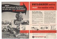 1957 International Harvester Ad: Frank Hough Payloader w/ Drott Buckets picture