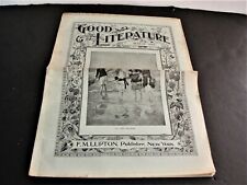 1897 Good Literature Magazine August  issue illustration -At the Seaside. picture