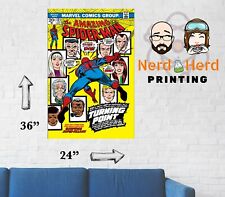 Amazing Spiderman #121 Comic Cover Wall Poster Multiple Sizes 11x17-24x36 picture