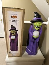 New CRACKER BARREL Halloween 2024 3 Foot Witch Blow Mold Light Up Decor picture