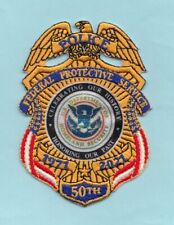 R21 * 50TH ANNIVERSARY FPS GSA DHL ICE FEDERAL SECURITY POLICE PATCH FBI HRT picture