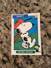 SNOOPY PEANUTS 1990’s METLIFE INSURANCE BASEBALL CARD picture