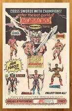 1982 Remco The Warlord Action Figures Vintage Print Ad/Poster Retro Toy Art 80s picture