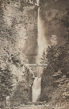 MULTNOMAH WATER FALLS REAL PHOTO POSTCARD COLUMBIA RIVER HWY OREGON 1920s RPPC picture