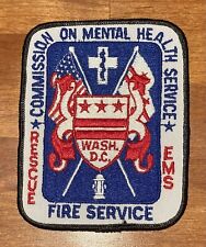 Washington DC EMS Mental Health Service Fire Rescue Patch picture
