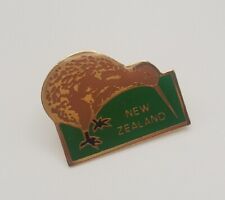 New Zealand Collectible Souvenir Travel Lapel Hat Pin Kiwi Flightless Bird picture