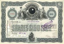 Northern Pacific Railway Co. - 1914 dated Railroad Stock Certificate - Railroad  picture