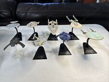 Star Trek ship figures lot of 8 made by Furuta Japan. 2 Enterprises and more. picture