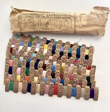 Vintage 1950’s Magic Match Spools Sewing Thread Lot Of 90 picture