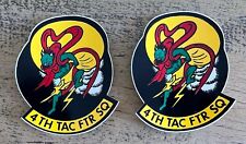 4th Tactical Fighter Squadron Stickers Set Of 2 picture