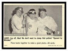 1966 FLEER THREE STOOGES LAY OFF MOE WE DON'T WANT #7 HIGHER GRADE NO CREASES picture