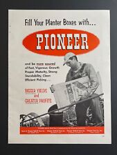1950s Pioneer Seed Corn - Original Print Advertisement (9.5in x 13in) picture