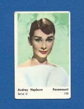 1958 Dutch Gum Card Serie U #108 Audrey Hepburn picture