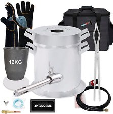12KG Propane Melting Furnace Deluxe Kits 2700°F Quickly Melt Copper in 15 Minute picture