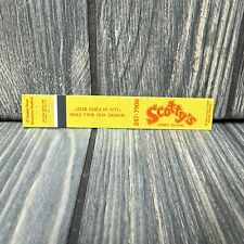 Vintage Scotty’s Coney Island Matchbook Cover Advertisement   picture