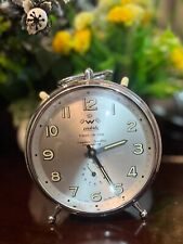 Rare Vintage Wehrle Three In One Mechanical Alarm Clock Made In Germany 1960 picture