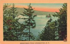 Greetings from Brewerton, NY Vintage PC Posted 1936(?) picture