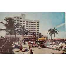 Kenilworth Hotel Ocean Front Miami Beach Florida Postcard Posted 1956 picture