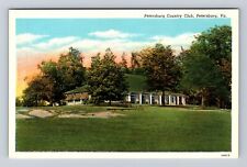 Petersburg VA-Virginia, Petersburg County Club, Antique, Vintage Postcard picture