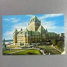 Canada Quebec Chateau Frontenac Postcard Old Vintage Card View Standard Souvenir picture
