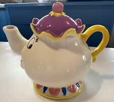 Mrs. Potts Teapot Vintage Disney Beauty and the Beast Treasure Craft Excellent picture
