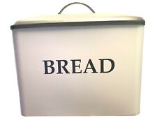 Farmhouse White Bread Box Baie Maison Kennedy For Kitchen Counter  picture