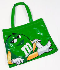 RETIRED Sold-Out M&M World Vinyl Tote MS. GREEN M&M Lined Beach Bag Collectible picture