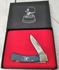  Schrade Amvets Silver Helmet Award Knife USASC513 Vintage NOS picture