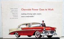 1956 Chevrolet Power Accessories Sales Brochure Color Steering Brakes More picture