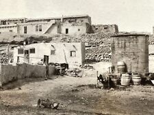 OC Photograph Candid View Native American Pueblo Adobe Homes 1930's  picture