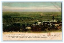c1905 Round Top Statue of Gen Warren Gettysburg Pennsylvania PA Antique Postcard picture