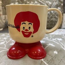 Vintage 1985 McDonald’s Ronald McDonald Cup With Feet-Plastic Mug/Cup picture