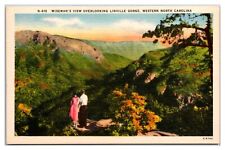Wiseman's View Overlooking Linville Gorge, Western North Carolina Postcard picture