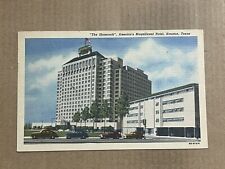 Postcard Houston TX Texas Shamrock Hotel Vintage PC picture