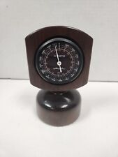 Aircraft style desk altimeter aviation gift Airguide Japan wood airplane  picture