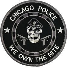 CHICAGO POLICE WE OWN THE NITE BIKER PATCH picture