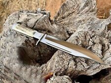 CUSTOM HANDMADE D2 TOOL STEEL BOWIE KNIFE HUNTING KNIFE CAMPING KNIFE picture