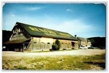 c1950's Big Barn Wooden Building Pub House Cars Renfro Valley Kentucky Postcard picture