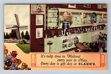Holland MI-Michigan, Bert Slagh & Son, Advertising, Antique, Vintage Postcard picture