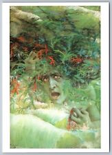 Medusa (Furious Wave) 1897 Print Postcard Lucien Levy-Dhurmer Art Card 6 x 4.25