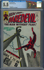 Daredevil #8 (1965) CGC 5.5 1st Stilt Man, Custom Label Marvel Comics picture