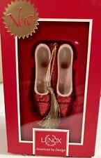 Lenox Wizard of Oz There's No Place Like Home Red Slippers Ornament *see pics* picture
