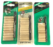 (d) 3 Wolfcraft dowel kits , 2937,2936,2938 picture