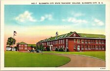 Elizabeth City State Teachers College NC North Carolina Linen Postcard VTG UNP picture