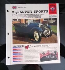 Imp Morgan Super Sports  information  brochure  hot cars dealer race car specs picture