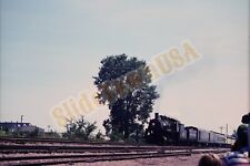 Vtg 1985 Train Slide 1385 CNW Chicago & North Western Steam Engine X4R113 picture