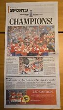 FLORIDA PANTHERS 2024 Stanley Cup Champions Ft. Laud. Sun Sentinal Sport Section picture