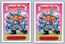 The Three Musketeers Dumas Garbage Pail Kids GPK Spoof 2 Card Set Book Worms picture